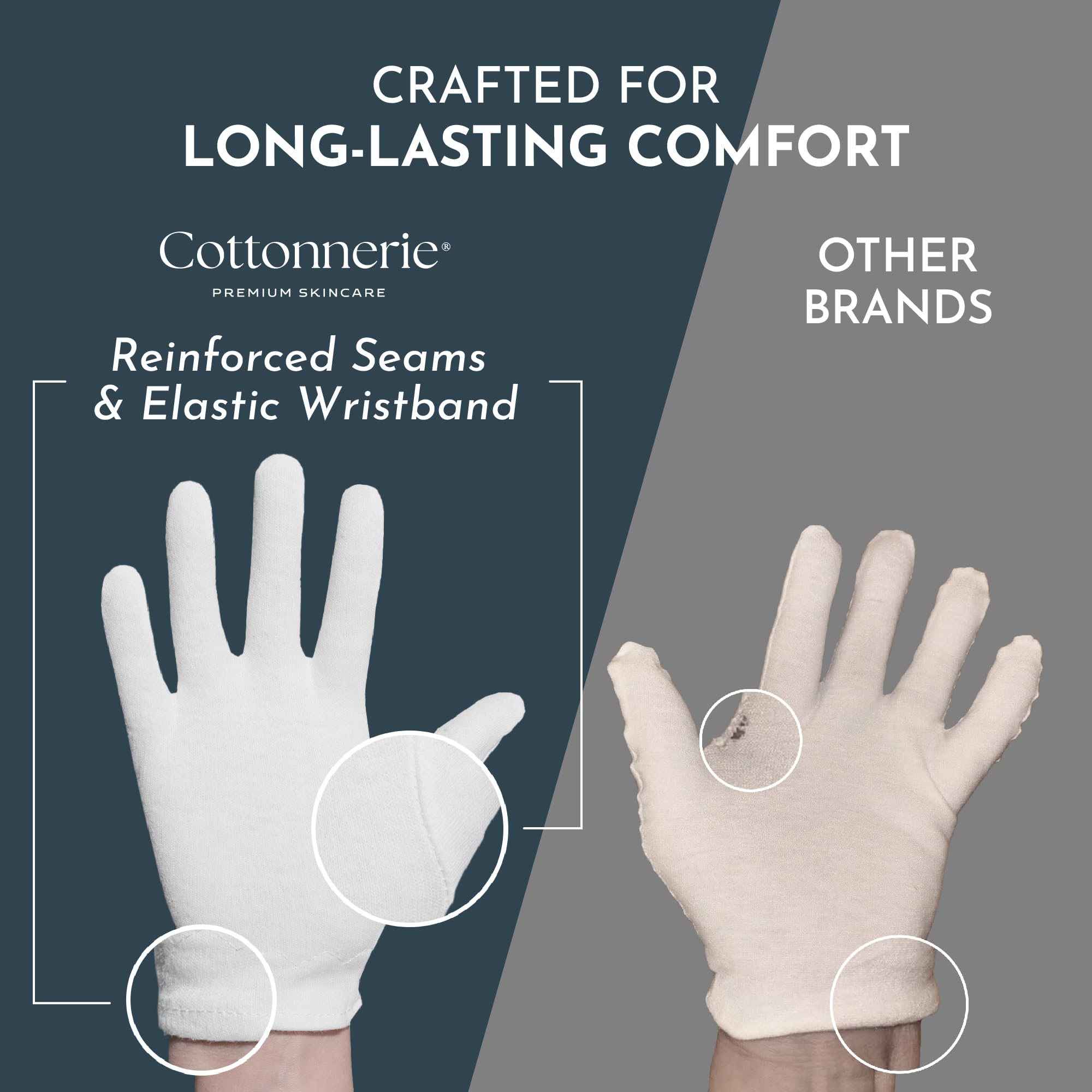 Cottonnerie color options white black pink blue for versatile styles