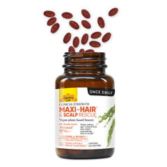 Country Life Maxi-Hair softgels ready for daily beauty support