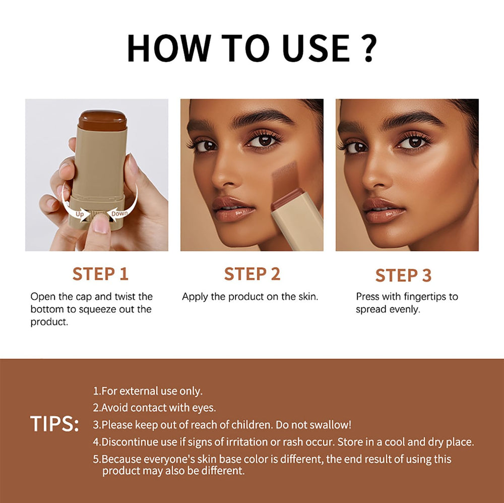 Covebalm six-shade range for diverse skin tones.