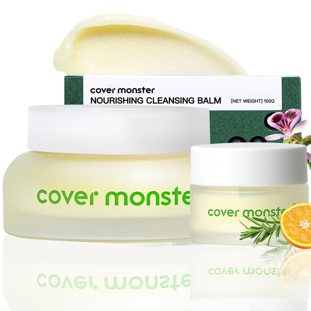 Cover Monster cleansing balm full-size jar melting makeup for easy removal