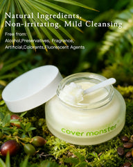 Cover Monster cleansing balm travel-size tin ready for on-the-go cleansing