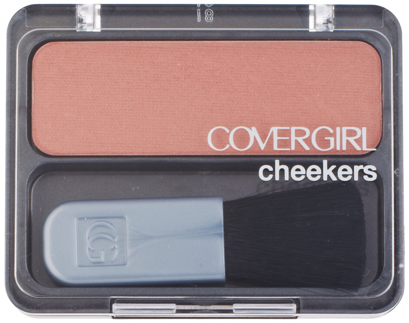 CoverGirl Cheekers Blush Brick Rose color swirl delivers a natural contour.