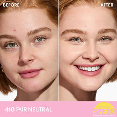COVERGIRL Clean Fresh Blurring Skin Tint soft matte close-up for natural look