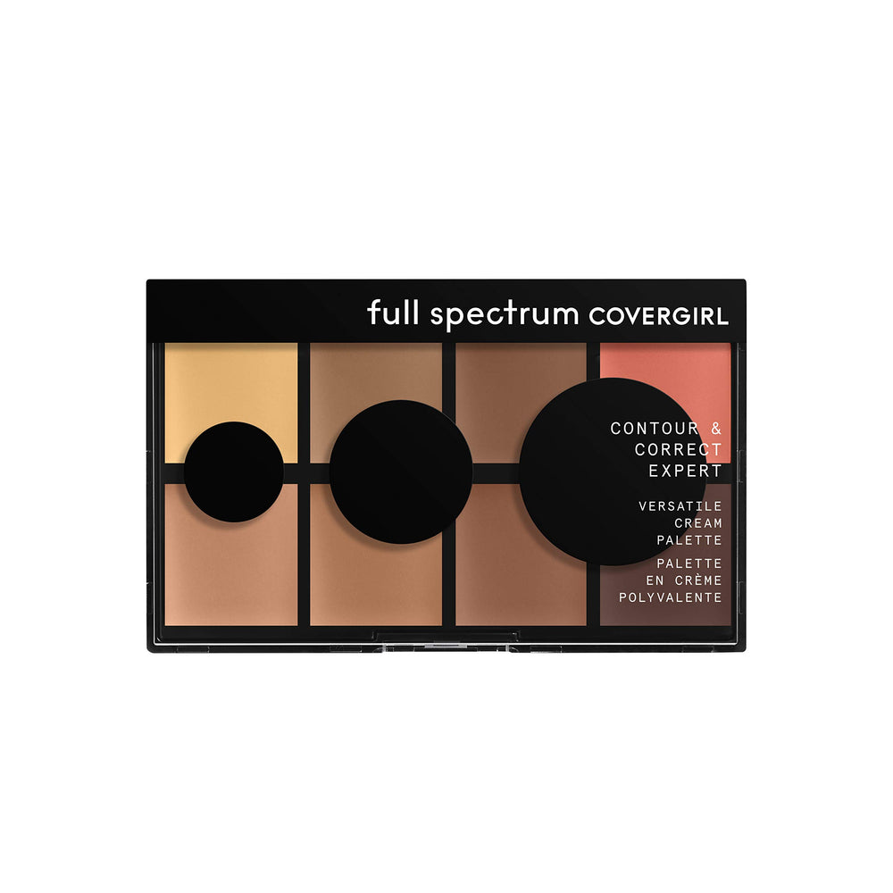 CoverGirl Contour and Correct Expert palette in open compact for versatile sculpting