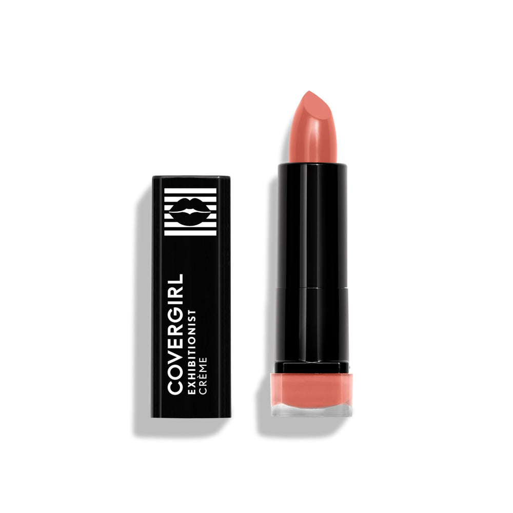 CoverGirl Exhibitionist Cream Lipstick Coral Dreams – lipstick-application delivers bold, long-lasting color.