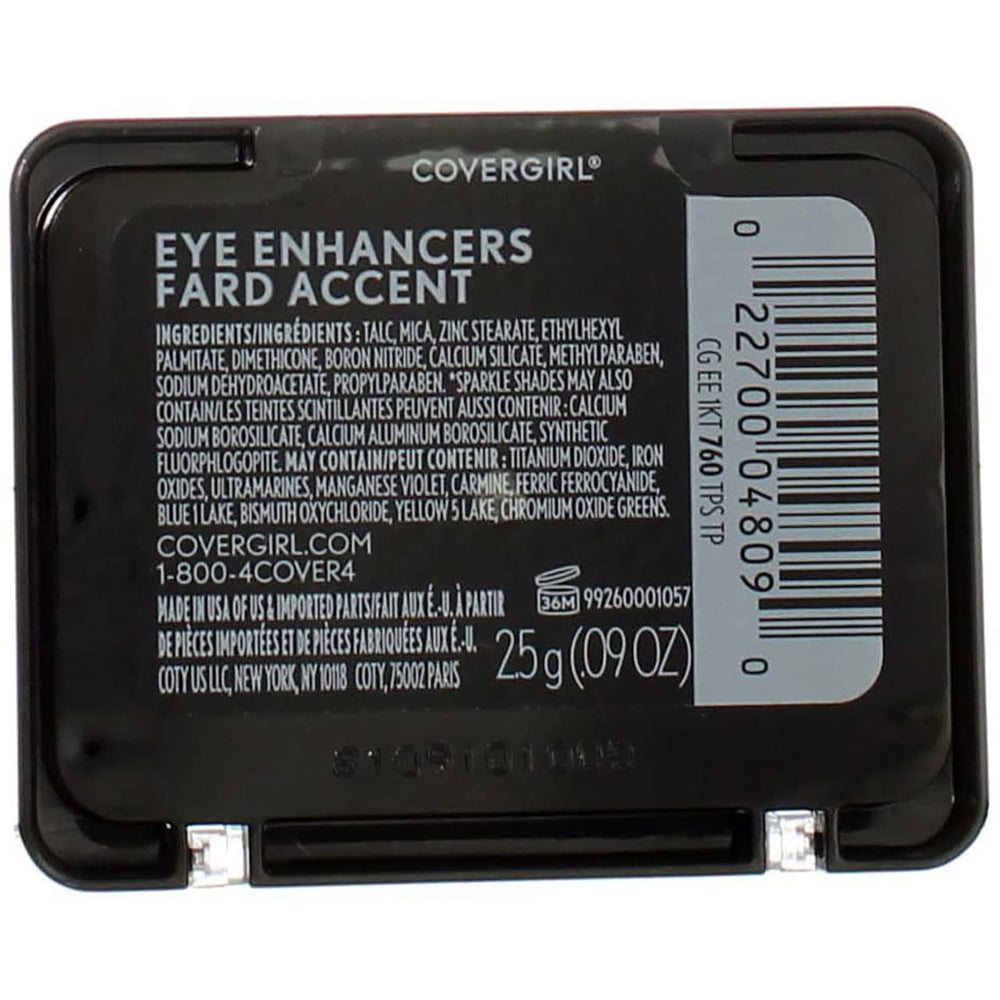 Travel-friendly CoverGirl Eye Enhancers 2-pack with neutral taupe shades