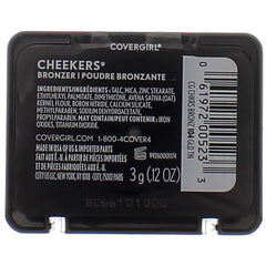 CoverGirl Golden Tan Cheekers Bronzer powder provides lasting warmth.