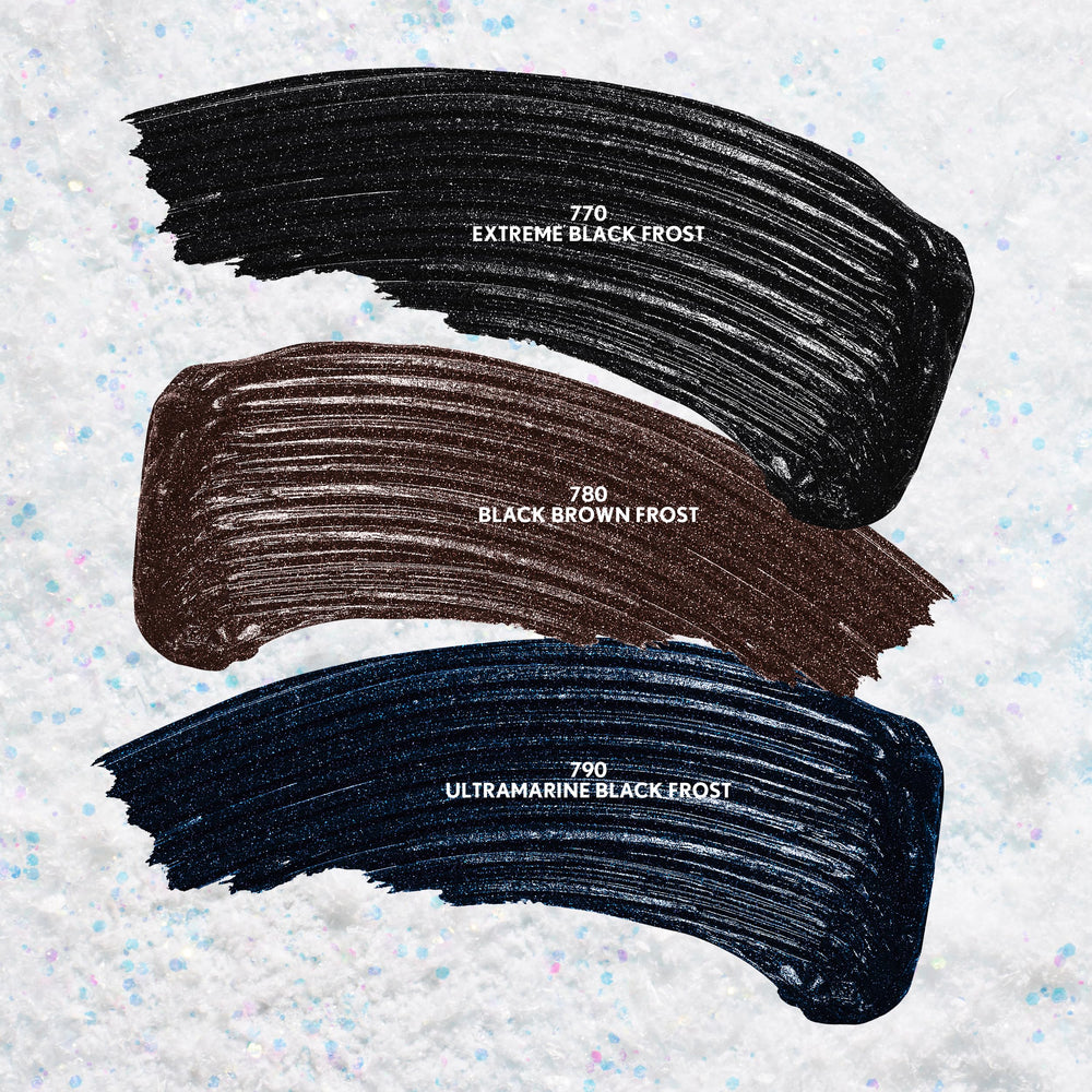 Eye with mascara suitable for sensitive eyes and contact lens wearers