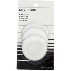 COVERGIRL Makeup Masters Powder Puffs absorb oils to help reduce shine.