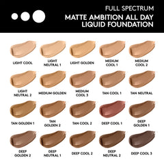 COVERGIRL Matte Ambition on skin delivering a natural matte look.