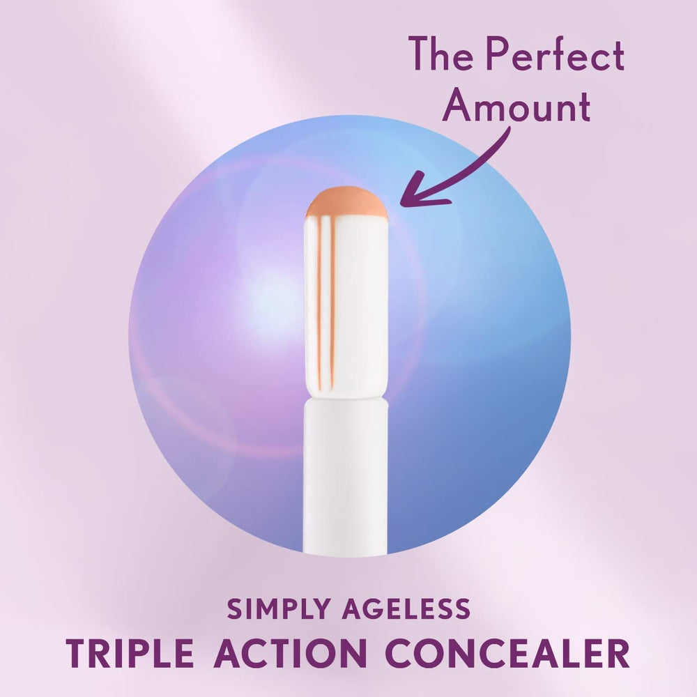 CoverGirl Simply Ageless Concealer wand design enables precise, comfortable application