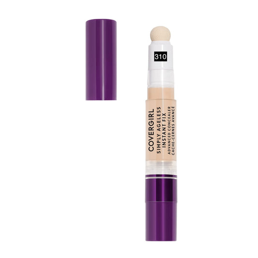 COVERGIRL Simply Ageless Instant Fix concealer in Fair bottle for quick under-eye coverage