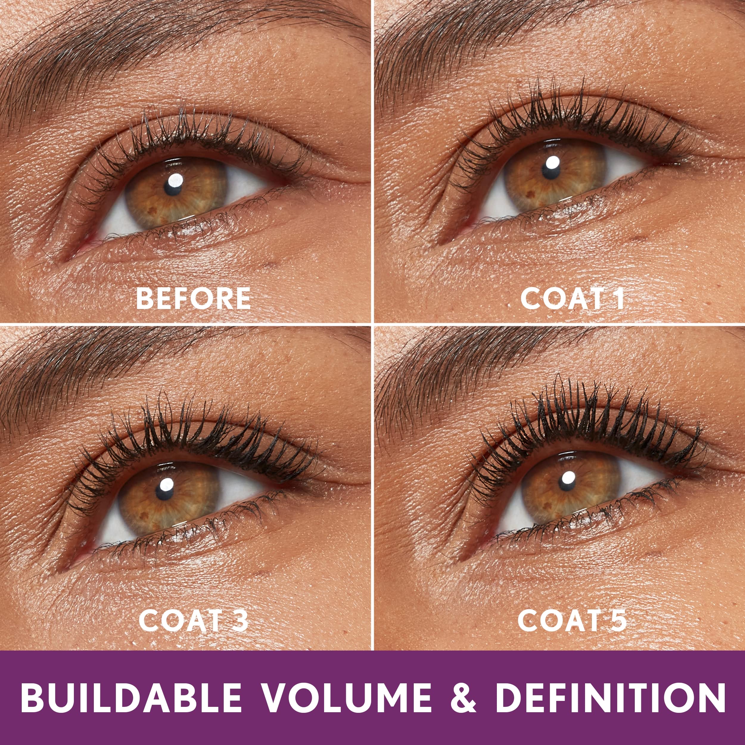 CoverGirl Simply Ageless soft-black shade swatch versatile for day to night