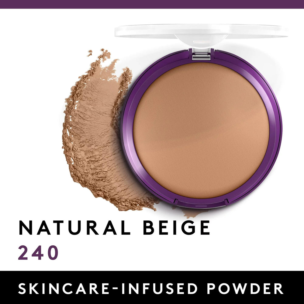 CoverGirl Simply Ageless application closeup shows creamy texture for quick, crease-free wear.