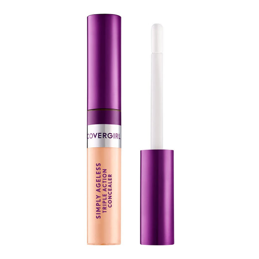 CoverGirl Simply Ageless concealer packaging shown for easy storage and use.