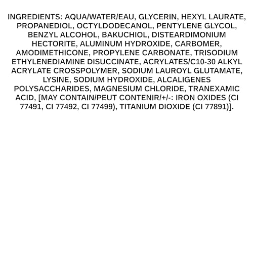 Vegan formula label on Covergirl Simply Ageless packaging emphasizing clean ingredients.