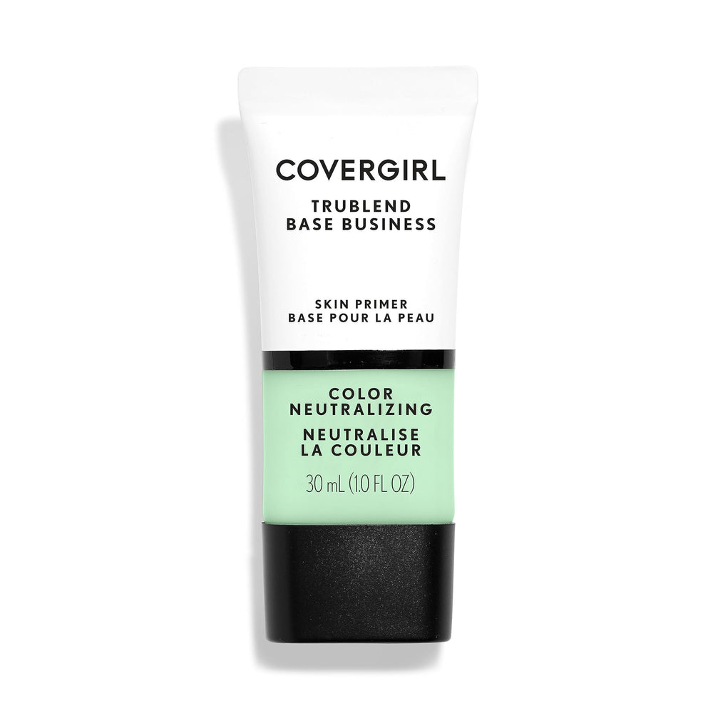 CoverGirl TruBlend Base Primer bottle neutralizes redness for even skin tone.