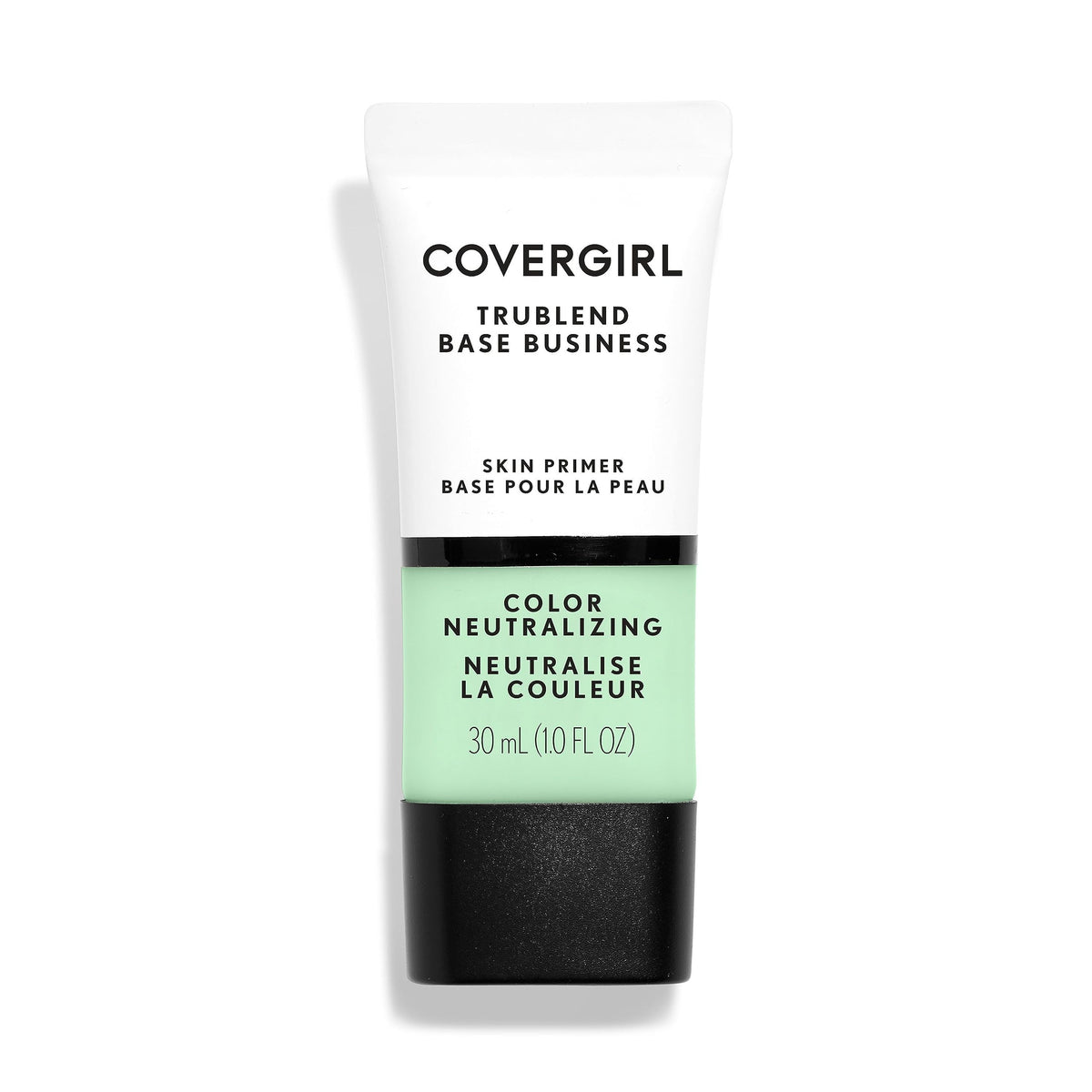 CoverGirl TruBlend Base Primer bottle neutralizes redness for even skin tone.