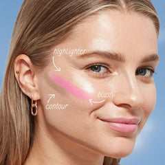 CoverGirl Trublend vegan formula close-up shows clean ingredients