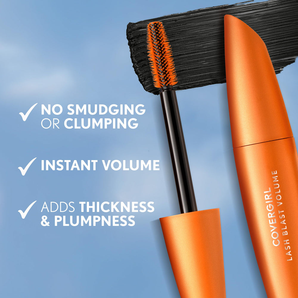 CoverGirl Lash Blast mascara box shows duo twin-pack.