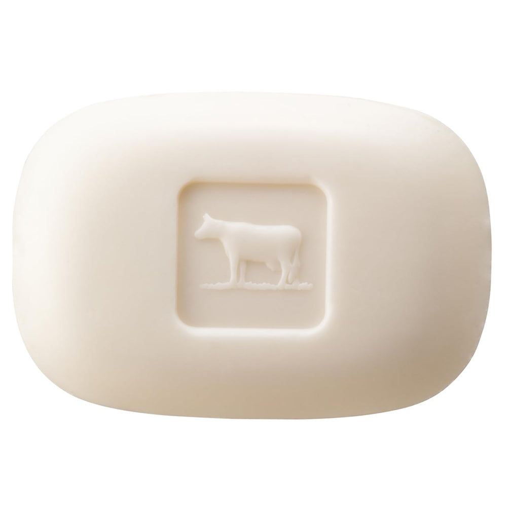 Cow Brand milk fat squalane soap bars close-up for daily cleansing