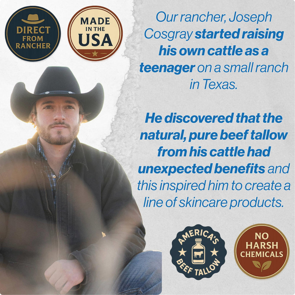 Cow Guys Natural Skincare bottle with wooden spoon for precise application.