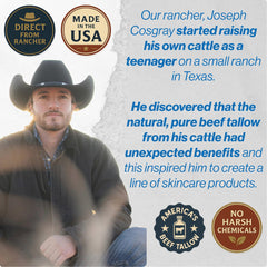 Cow Guys Natural Skincare bottle with wooden spoon for precise application.