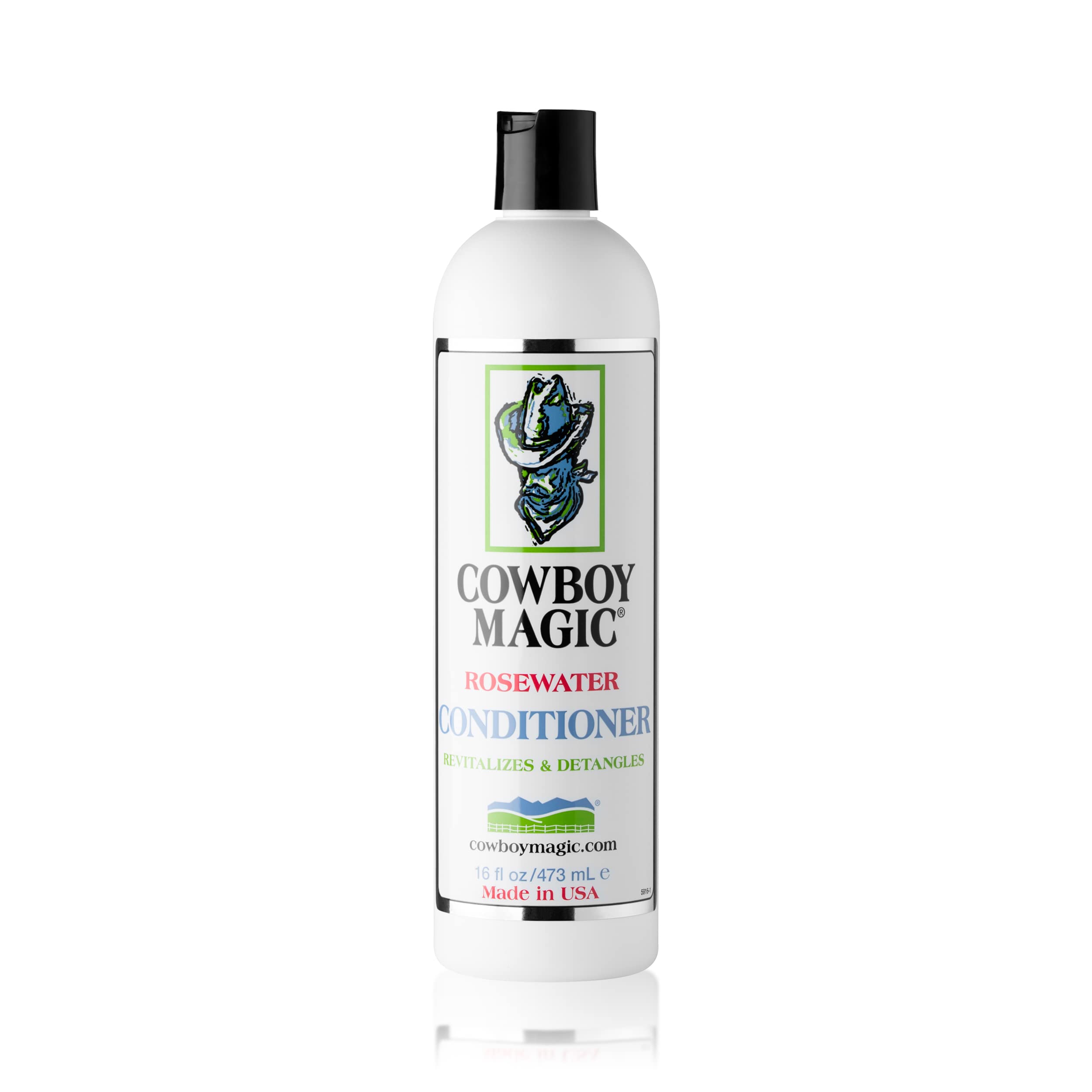 Cowboy Magic detangling action shows smooth, silky results.