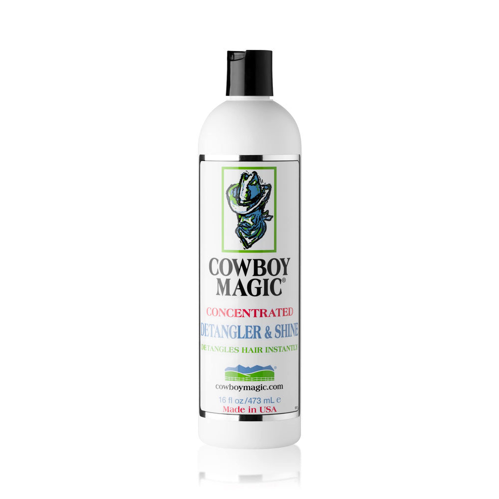 Cowboy Magic horse coat shine after use with healthier gloss.
