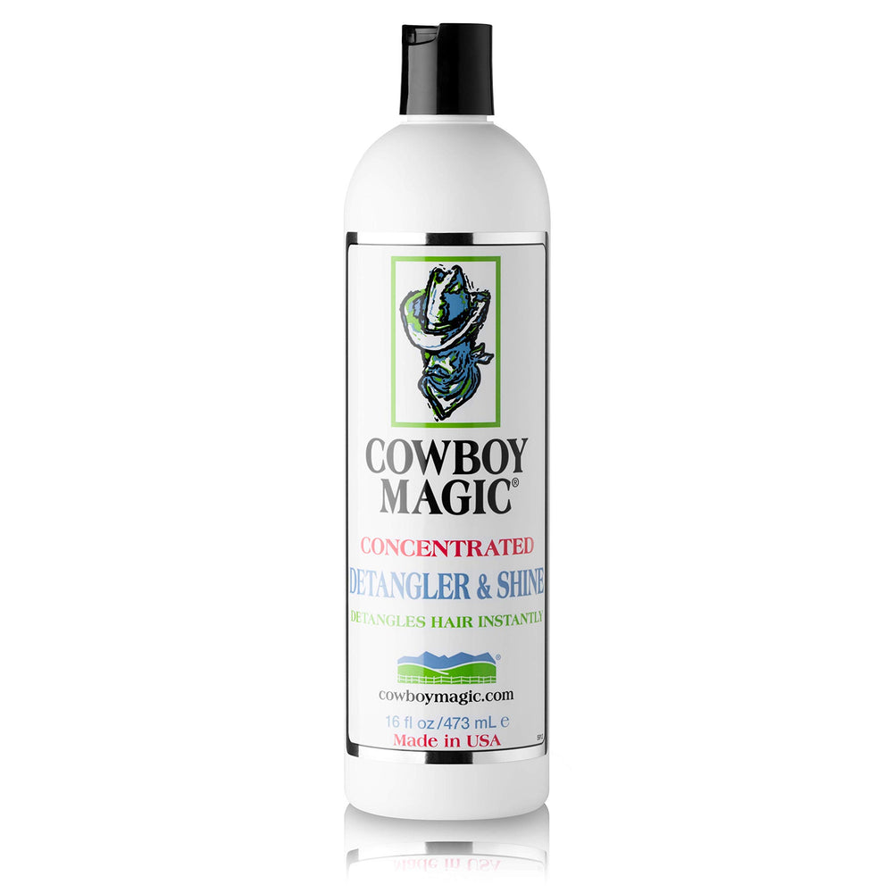 Cowboy Magic human hair shine demonstrates manageable, lustrous strands.