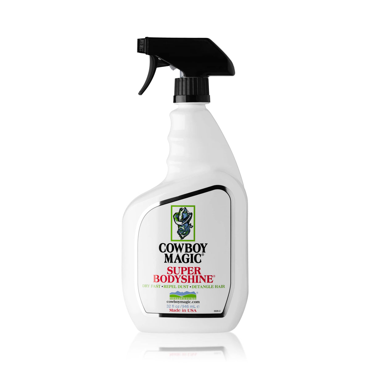 Cowboy Magic Super Body Shine Spray bottle mist for quick detangler and gloss