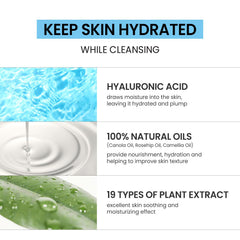 Coxir gentle formula with plant oils dissolves dirt softly