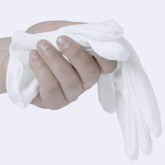 COYAHO white gloves are machine washable and reusable
