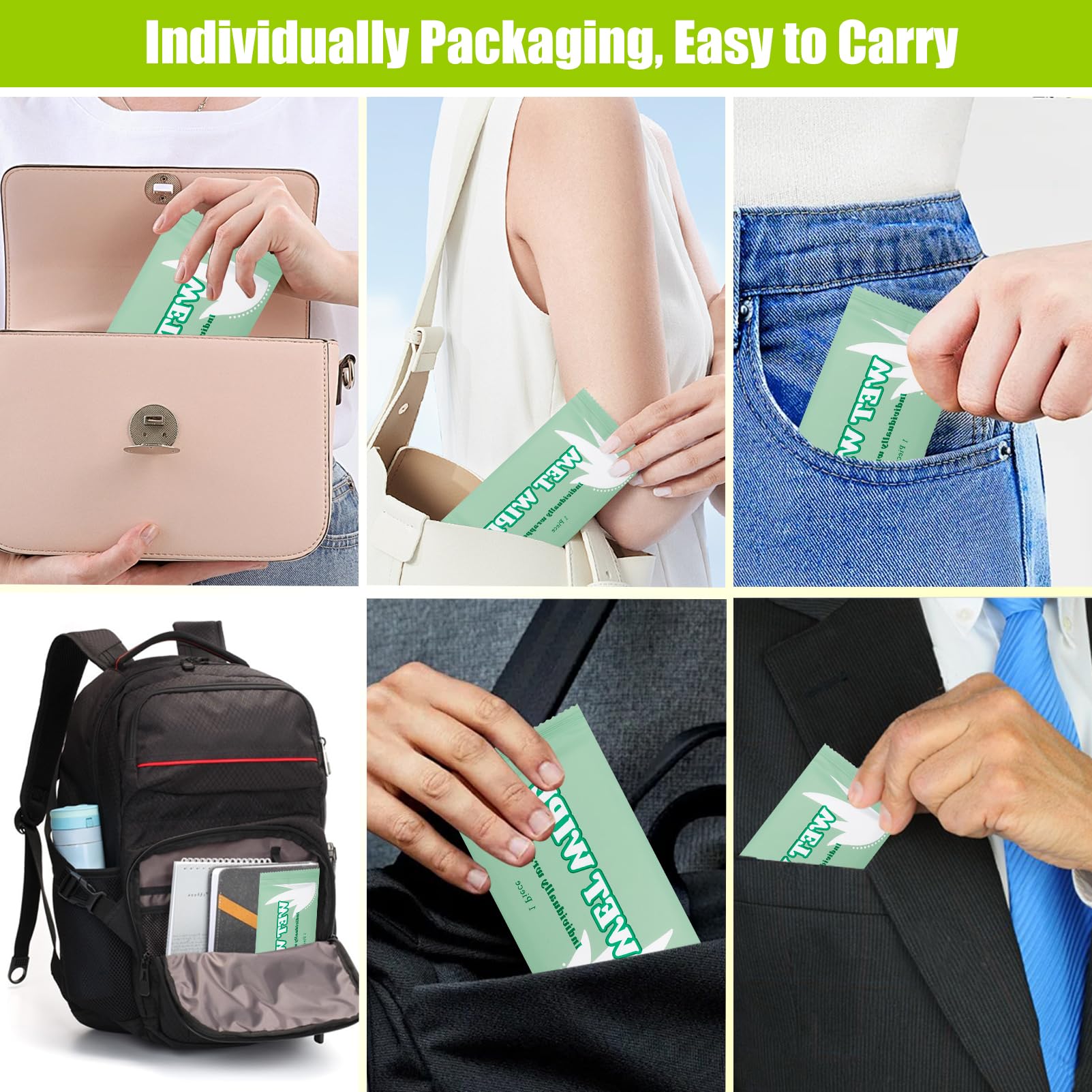 Cptoion individually wrapped wipes, thoughtful gifts.