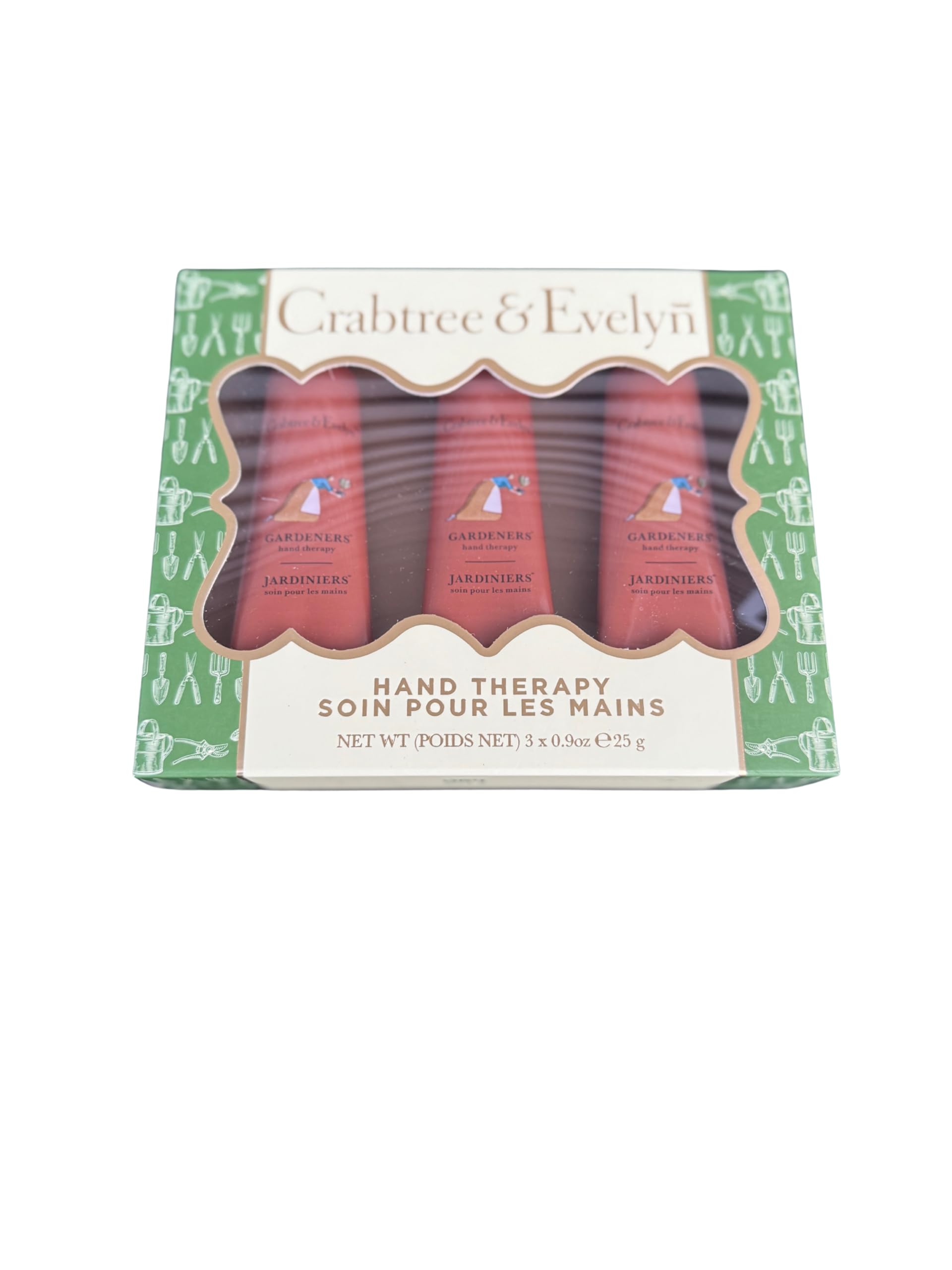 Crabtree & Evelyn Gardeners Hand Therapy Trio pack featuring nourishing shea butter