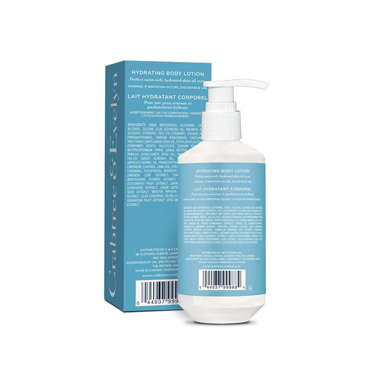 La Source lotion cream texture close-up showing lightweight absorption by Crabtree & Evelyn