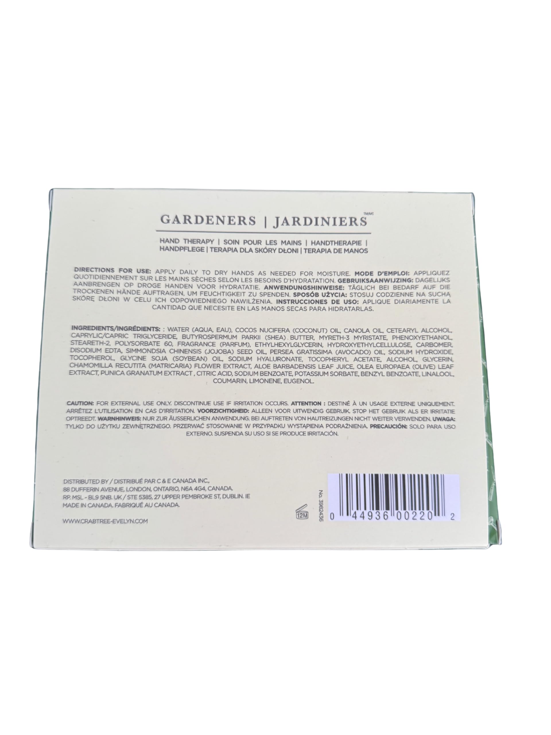 Crabtree & Evelyn Luxury Hand Cream Collection Box with quick absorbing formula and fragrance