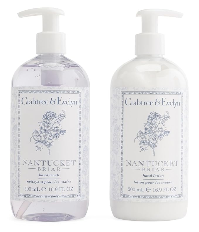 Crabtree & Evelyn Nantucket Briar Hand Lotion 250ml delivering lasting moisture and delicate fragrance.