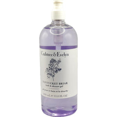 Crabtree & Evelyn Nantucket Briar pump top, easy controlled dispensing.