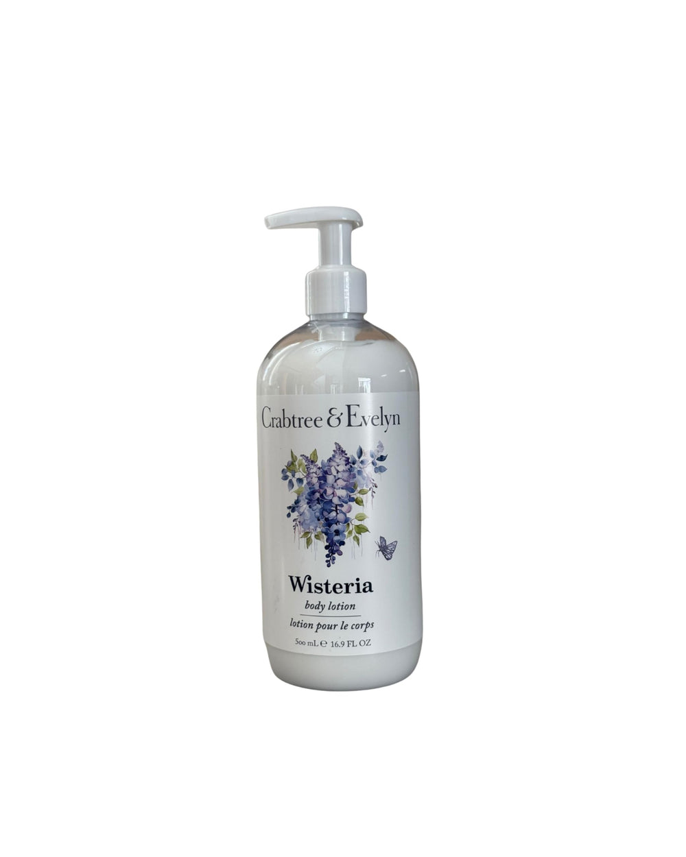 Crabtree & Evelyn Wisteria bath set packaging, ideal for gifting