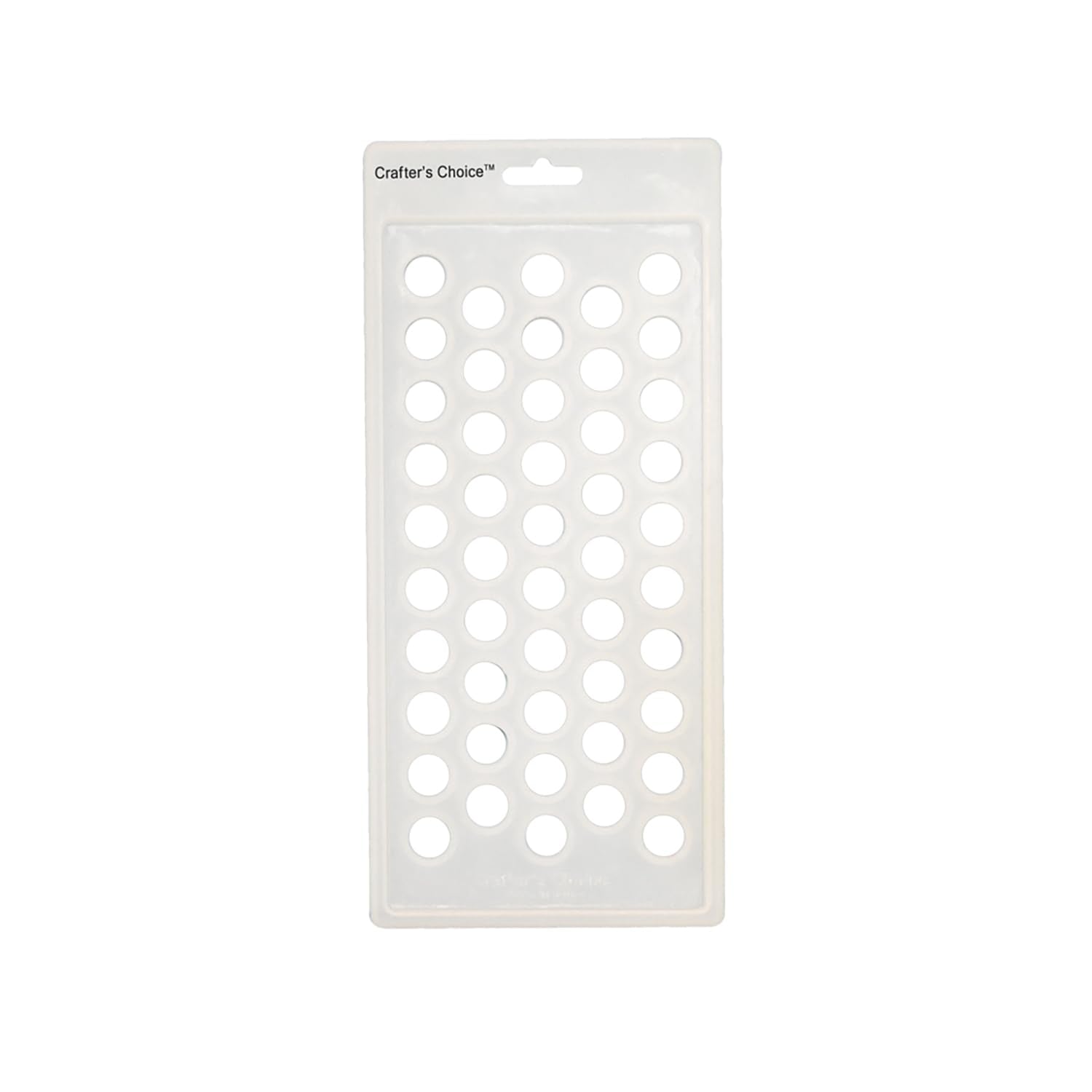 Crafters Choice lip balm tray, round silicone design for bulk filling.