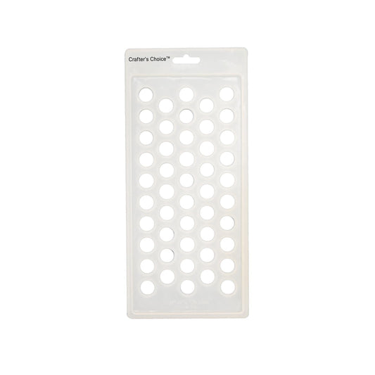 Crafters Choice lip balm tray, round silicone design for bulk filling.