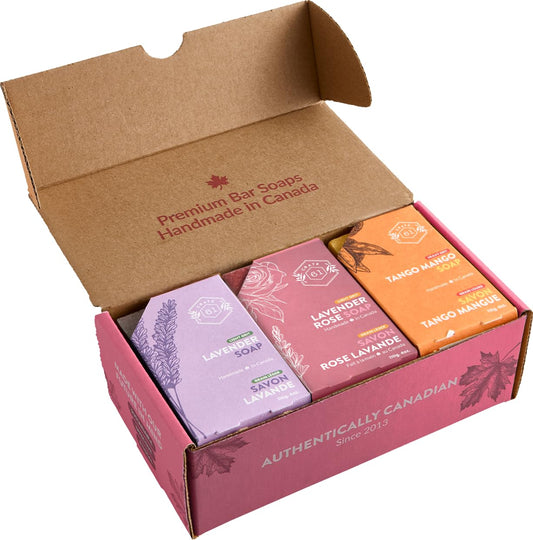 Crate 61 Organics plant-based ingredients nourish dry skin during cleansing.