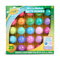 Crayola Color-Twist bath bomb with color-changing core for a playful bath.