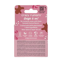 Crazy Rumors Festive Mix gingerbread lip balm delivers tasty, comforting hydration