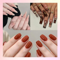 Creaglam air-dry formula for quick, salon-like nails.