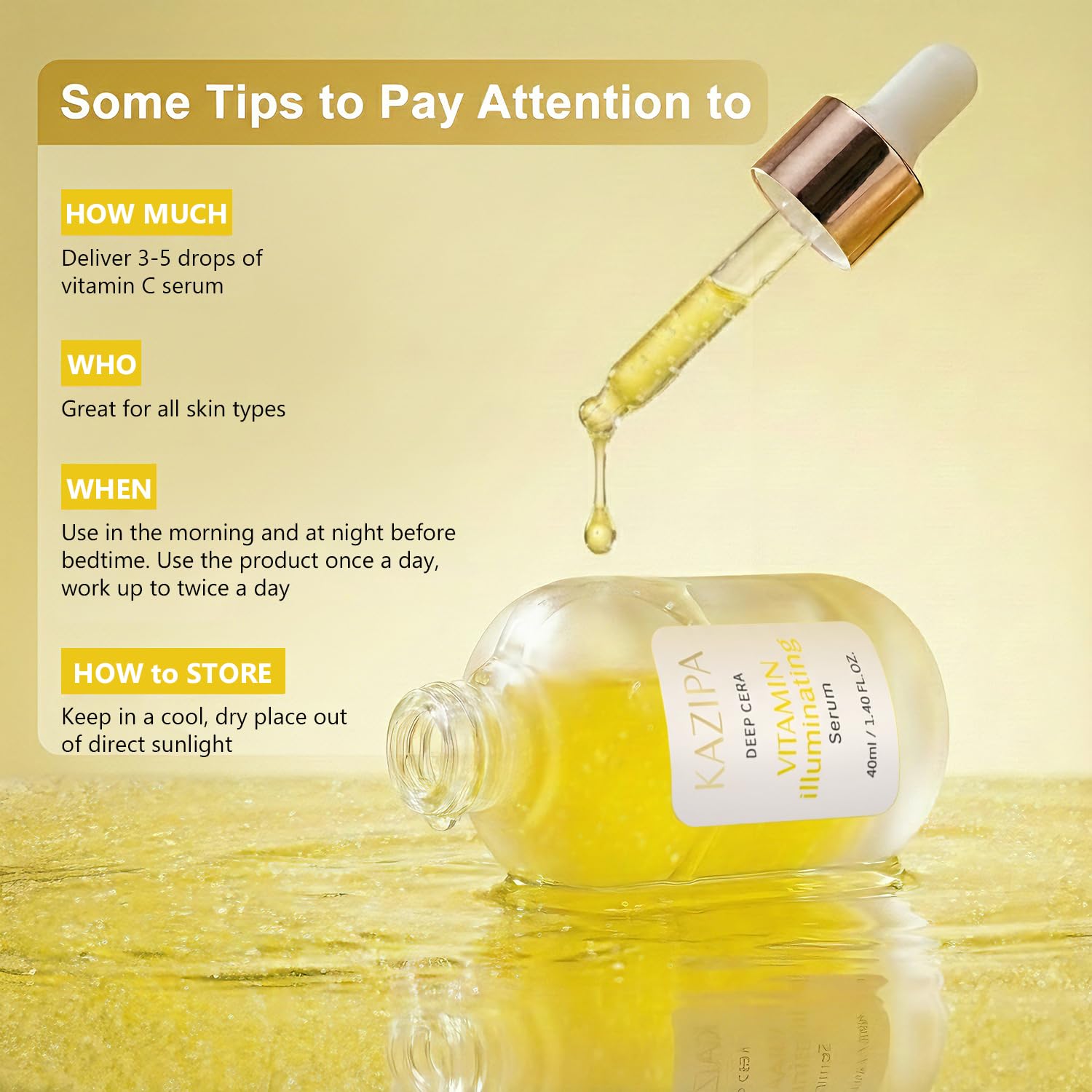 Createreedo Vitamin C Serum hydration layer suggesting plump skin