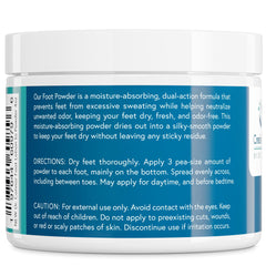 Creda-Fresh feet feel dry after application for confident daily wear.