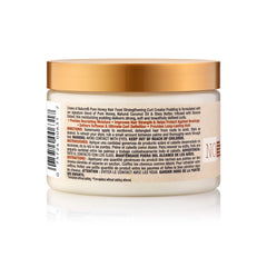 Creme of Nature Pure Honey Banana Hair Food ingredients close-up for natural sheen.