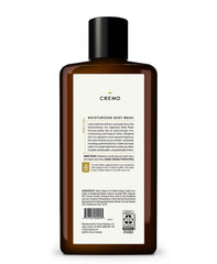 Cremo All Season Body Wash Sage & Citrus pump dispenser in focus